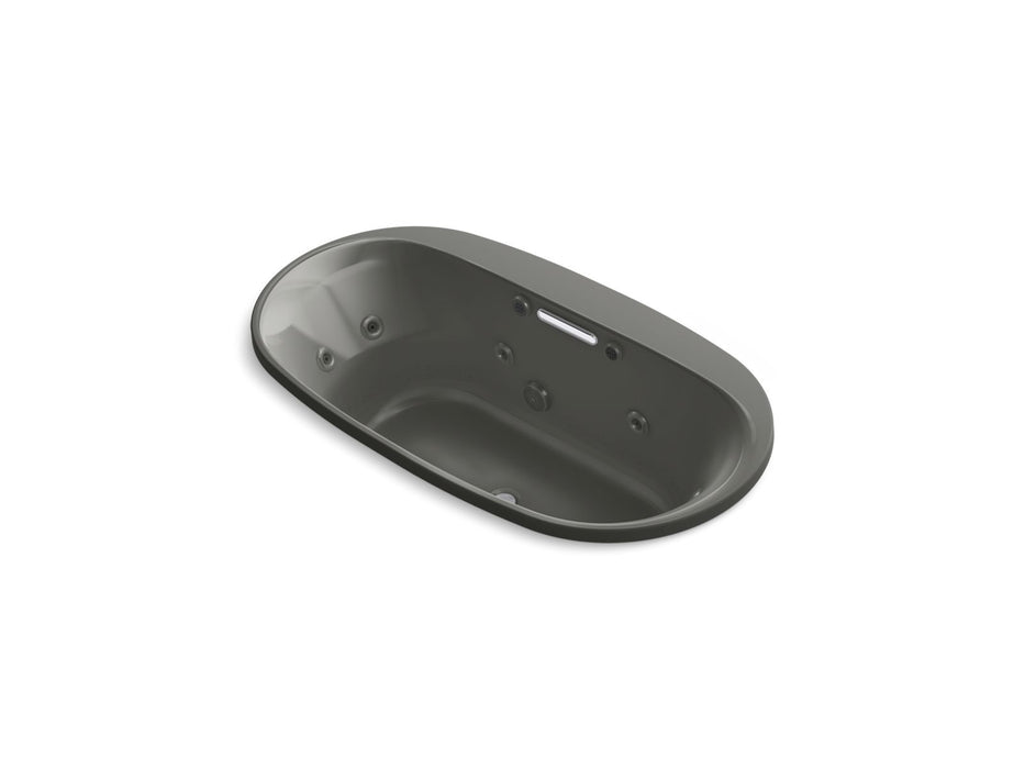 KOHLER K-5716-XHGH Underscore 65-1/2" x 35-3/4" drop-in Heated BubbleMassage air bath with whirlpool