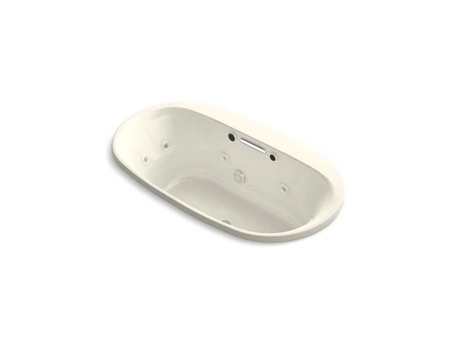 KOHLER K-5716-XHGH Underscore 65-1/2" x 35-3/4" drop-in Heated BubbleMassage air bath with whirlpool