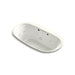 KOHLER K-5716-XHGH Underscore 65-1/2" x 35-3/4" drop-in Heated BubbleMassage air bath with whirlpool