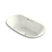 KOHLER K-5718-GH Underscore 71-1/2" x 41-1/2" drop-in Heated BubbleMassage