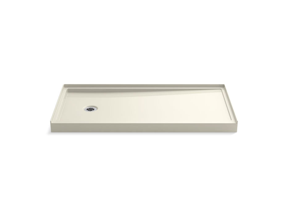 KOHLER K-8643 Rely 60" x 30" alcove shower base, left drain