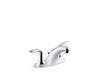 KOHLER K-P15241-4DRA Coralais Centerset bathroom sink faucet, 1.2 gpm, project pack