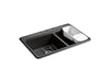 KOHLER K-8669-3A2 Riverby 33" top-mount double-bowl workstation kitchen sink