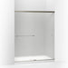 KOHLER K-707200-D3 Revel Sliding shower door, 70" H x 56-5/8 - 59-5/8" W, with 1/4" thick Frosted glass