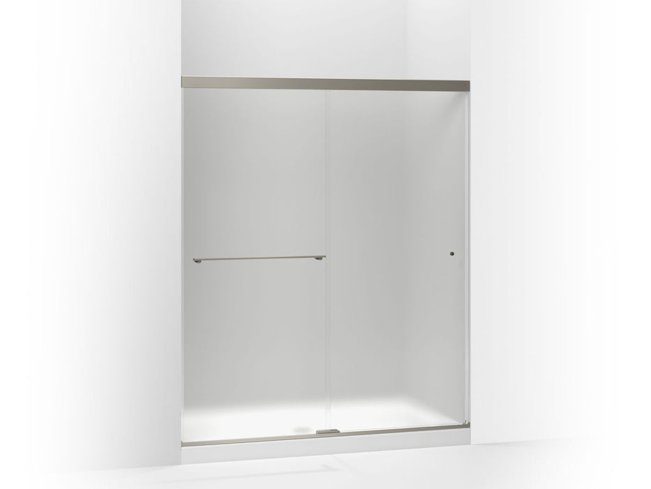 KOHLER K-707200-D3 Revel Sliding shower door, 70" H x 56-5/8 - 59-5/8" W, with 1/4" thick Frosted glass