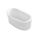 KOHLER K-1966-GH Sunstruck 65-1/2" x 35-1/2" freestanding Heated BubbleMassage air bath with straight shroud