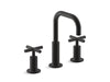 KOHLER K-14406-3 Purist Widespread bathroom sink faucet with Cross handles, 1.2 gpm
