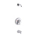 KOHLER K-PLS15601-X4 Coralais Bath and shower valve trim with lever handle, red/blue indexing and NPT spout, less showerhead, project pack