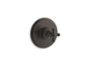 KOHLER K-TS72767-3 Artifacts Rite-Temp valve trim with cross handle