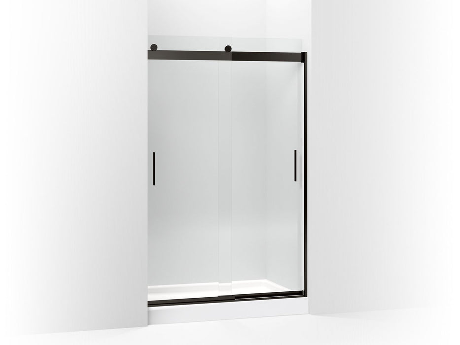 KOHLER K-706008-L Levity Sliding shower door, 74" H x 43-5/8 - 47-5/8" W, with 1/4" thick Crystal Clear glass