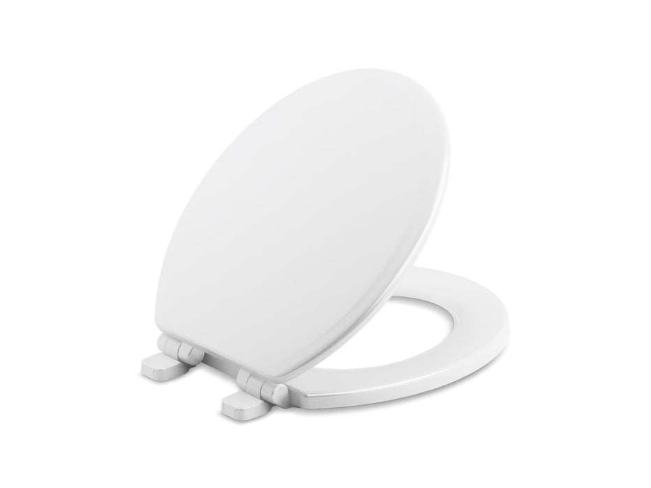 KOHLER K-20455 Ridgewood Quiet-Close round-front toilet seat