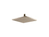 KOHLER Contemporary Square 8" single-function rainhead, 2.5 gpm