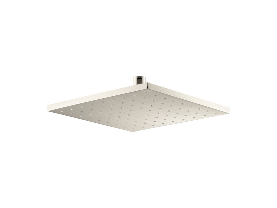 KOHLER K-13696-G Contemporary 10" square single-function rainhead, 1.75 gpm