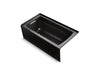 KOHLER K-1123-LA Archer 60" x 32" alcove bath, left drain