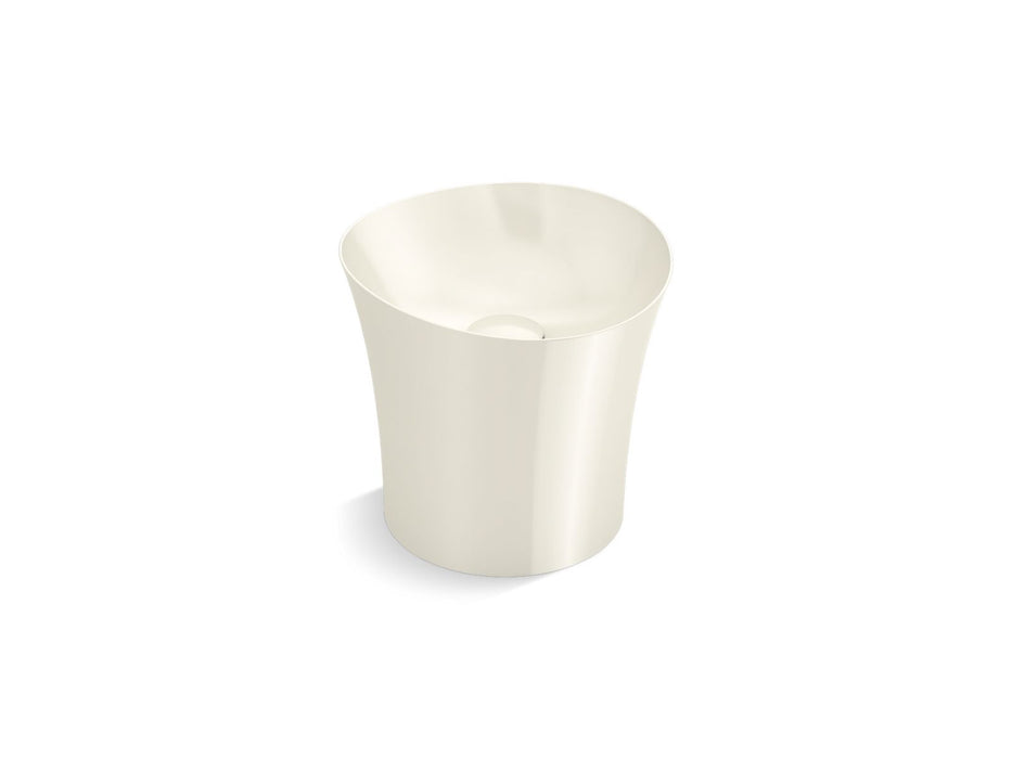 KOHLER K-20703-N Veil 16" round vessel bathroom sink or pedestal sink basin, no overflow
