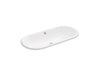 KOHLER K-20213 Iron Plains 33" oval drop-in/undermount bathroom sink