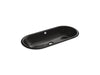 KOHLER K-20213 Iron Plains 33" oval drop-in/undermount bathroom sink