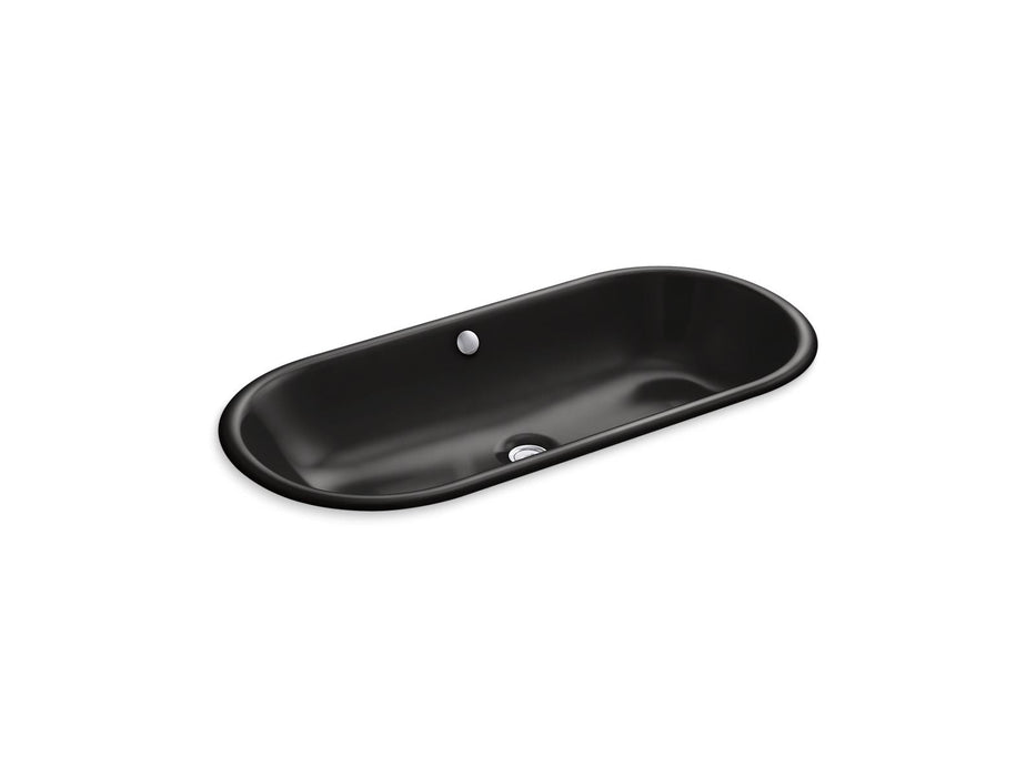 KOHLER K-20213 Iron Plains 33" oval drop-in/undermount bathroom sink