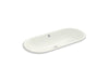 KOHLER K-20213 Iron Plains 33" oval drop-in/undermount bathroom sink