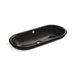 KOHLER K-20213-P5 Iron Plains 33" oval drop-in/undermount/vessel bathroom sink with Iron Black painted underside
