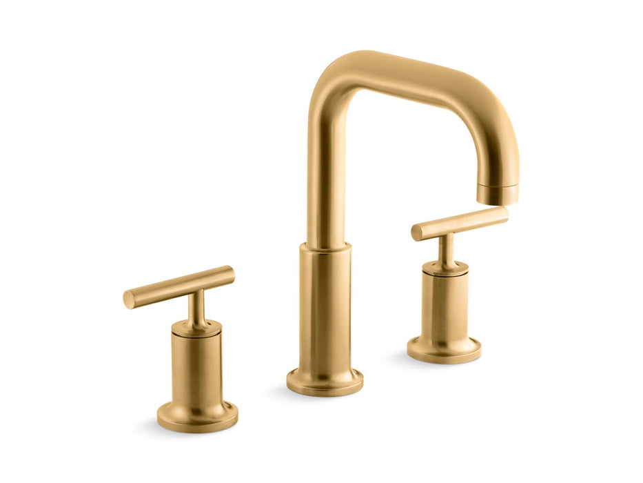 KOHLER K-T14428-4 Purist Deck-mount bath faucet trim with Lever handles