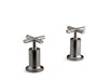 KOHLER K-T14429-3 Purist Deck- or wall-mount bath faucet handle trim with cross design
