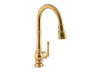 KOHLER K-99259 Artifacts Pull-down kitchen sink faucet with three-function sprayhead