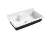 KOHLER K-21103-3HP5 Farmstead 45" top-/wall-mount single-bowl workstation farmhouse kitchen sink