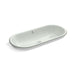 KOHLER K-20213-W Iron Plains 33" oval drop-in/undermount/vessel bathroom sink with White painted underside