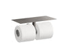 KOHLER K-78384 Components Covered double toilet paper holder