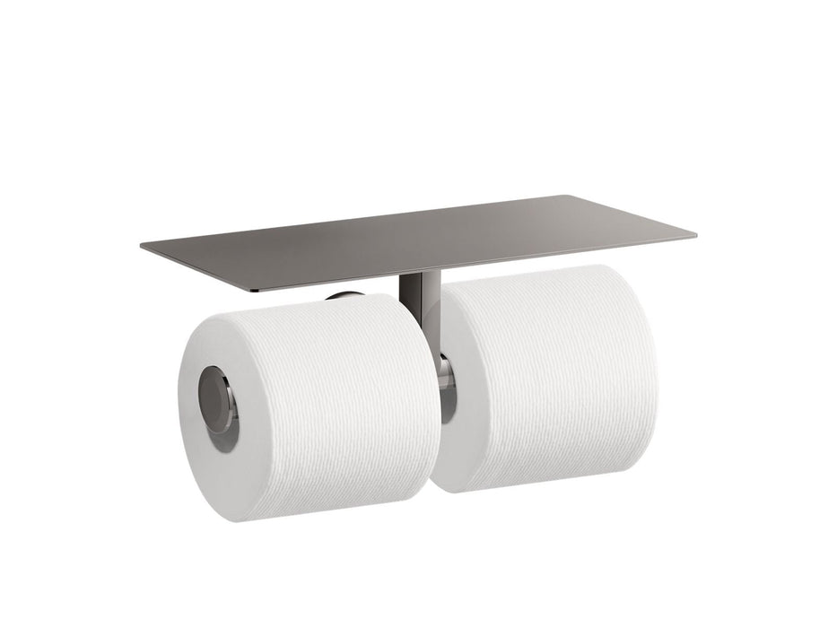 KOHLER K-78384 Components Covered double toilet paper holder