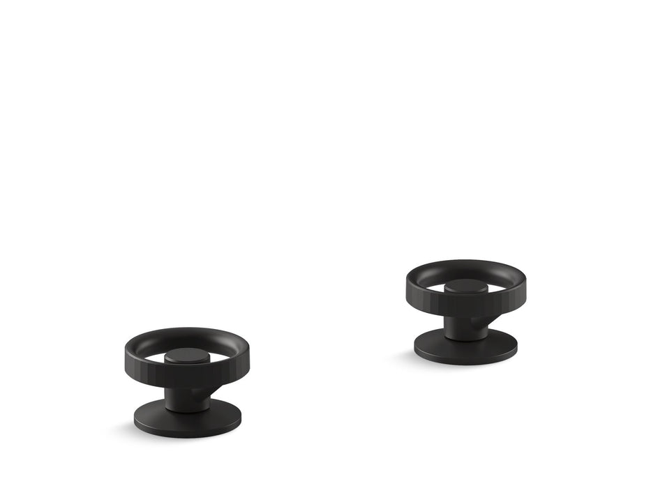 KOHLER K-77990-9 Components Deck-mount bath faucet handles with Industrial design
