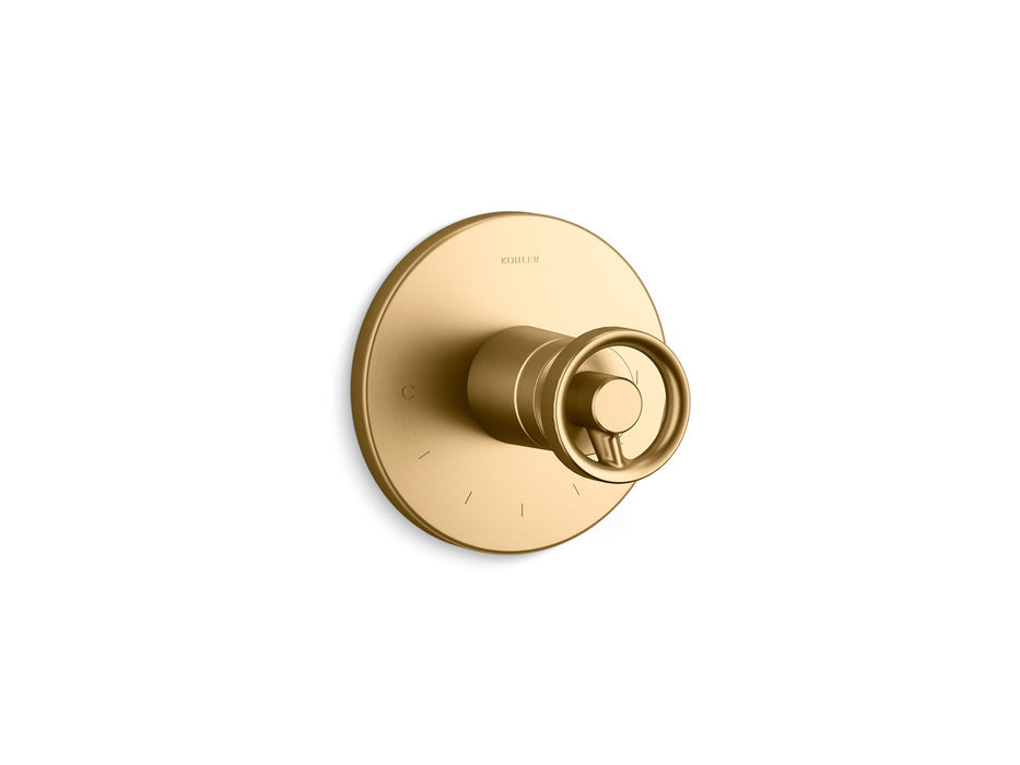 KOHLER K-T78027-9 Components MasterShower temperature control valve trim with Industrial handle