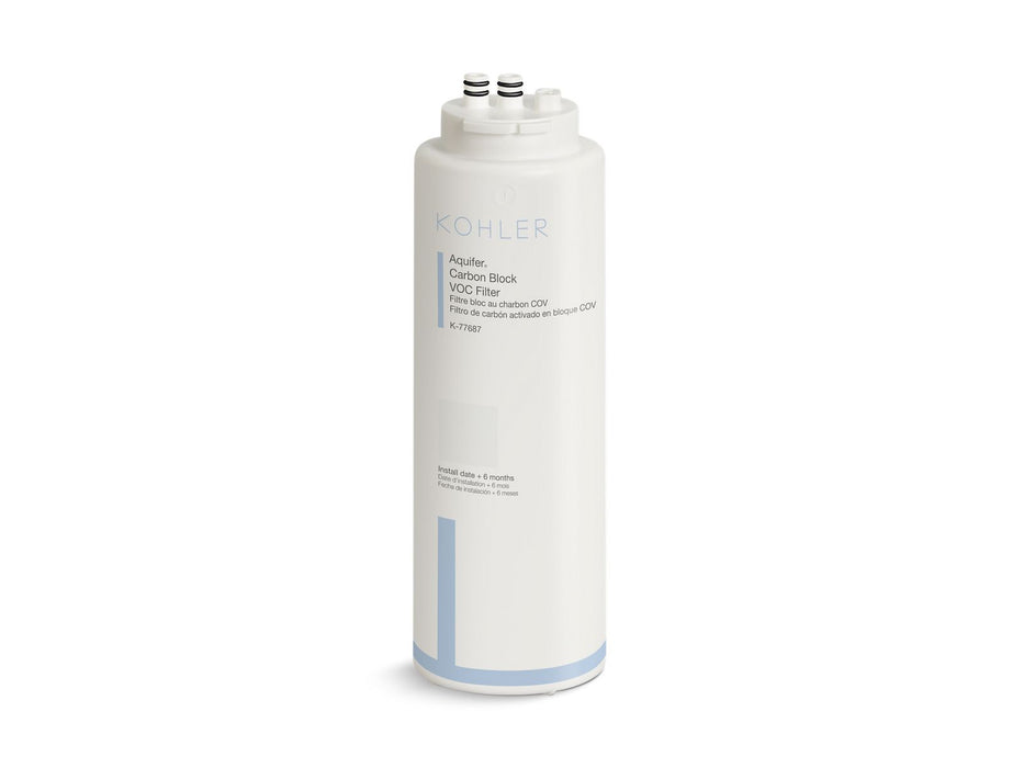 KOHLER K-77687 Aquifer Single replacement filter cartridge