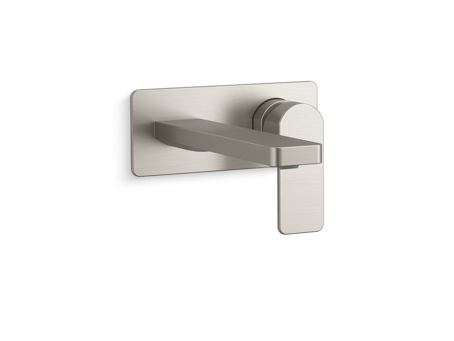 KOHLER K-22567-4 Parallel Wall-mount single-handle bathroom sink faucet, 1.2 gpm