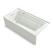 KOHLER K-1124-XGHLA Archer 72" x 36" alcove Heated BubbleMassage air bath and whirlpool, left drain