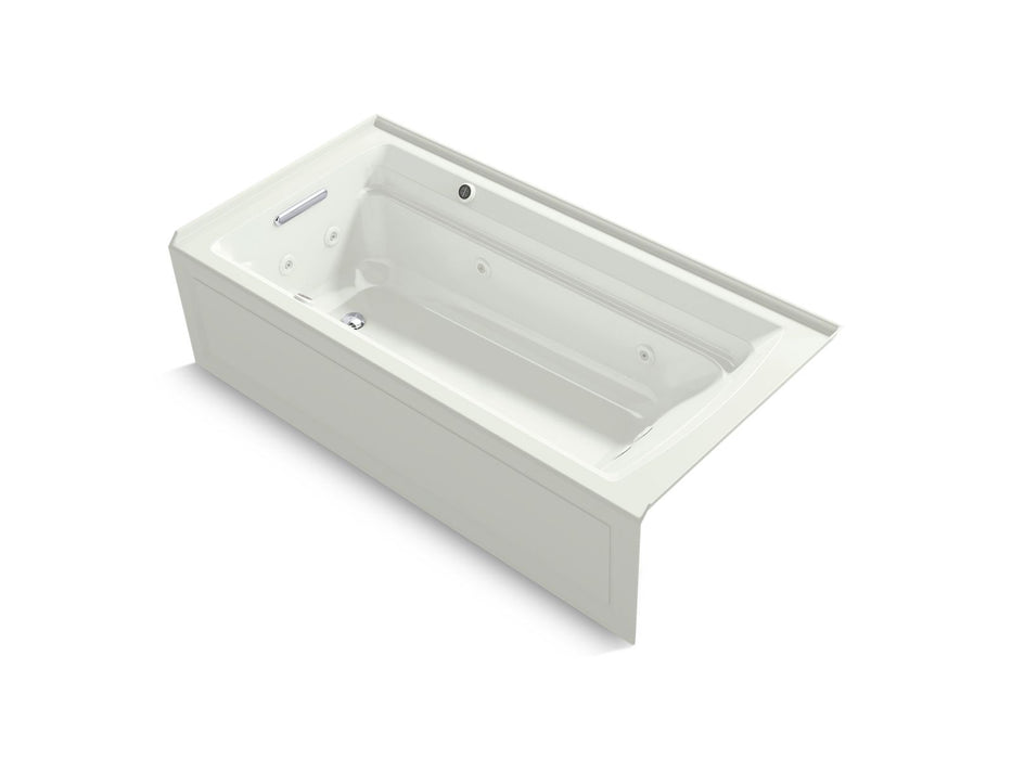 KOHLER K-1124-XGHLA Archer 72" x 36" alcove Heated BubbleMassage air bath and whirlpool, left drain