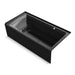 KOHLER K-1124-XGHRA Archer 72" x 36" alcove Heated BubbleMassage air bath and whirlpool, right drain