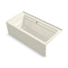 KOHLER K-1949-XGHRA Archer 66" x 32" alcove Heated BubbleMassage air bath and whirlpool, right drain