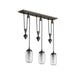 KOHLER K-22659-CH03 Artifacts 27-1/2" adjustable linear chandelier