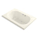 KOHLER K-1170-GH Memoirs 66" x 42" drop-in Heated BubbleMassage air bath