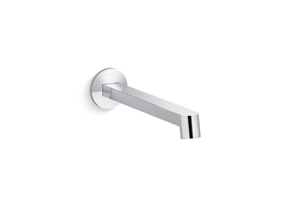 KOHLER K-T23889 Components Wall-mount bathroom sink faucet spout with Row design, 1.2 gpm
