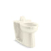 KOHLER K-25044-SSL Modflex Adjust-a-Bowl Floor-mount rear spud flushometer bowl with bedpan lugs