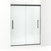 KOHLER K-707600-8D3 Pleat Frameless sliding shower door, 79-1/16" H x 54-5/8 - 59-5/8" W, with 5/16" thick Frosted glass