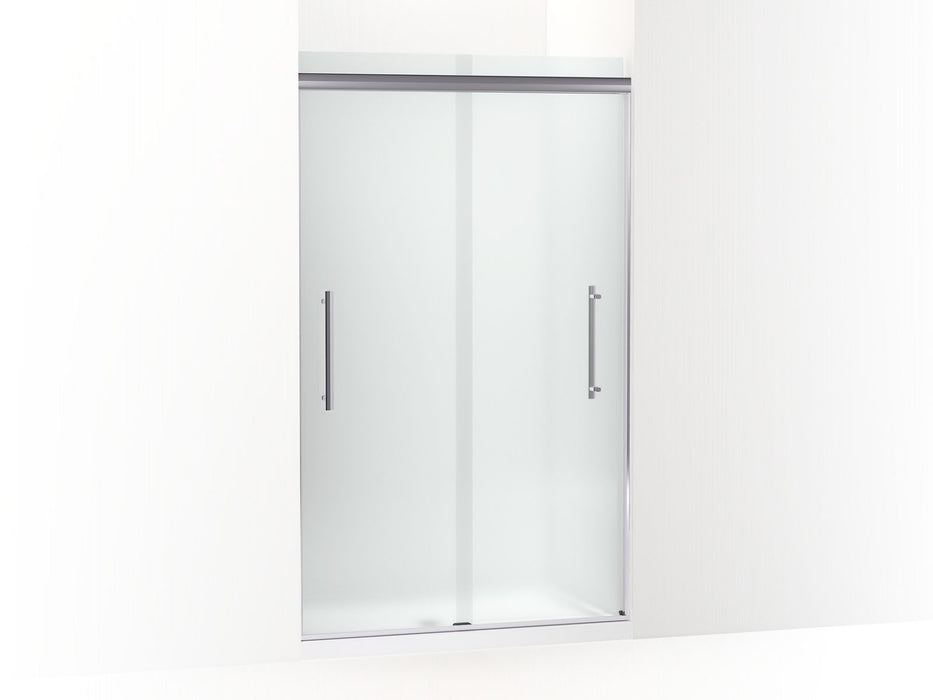 KOHLER K-707601-8D3 Pleat Frameless sliding shower door, 79-1/16" H x 44-5/8 - 47-5/8" W, with 5/16" thick Frosted glass