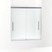 KOHLER K-707602-8L Pleat 63-9/16" H sliding bath door with 5/16"-thick glass