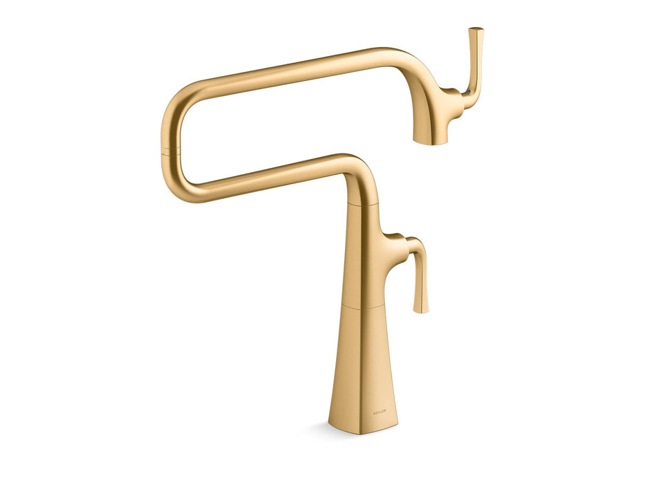 KOHLER K-22067 Graze Deck-mount pot filler