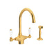 ROHL A1676WS San Julio® Two Handle Kitchen Faucet With Side Spray