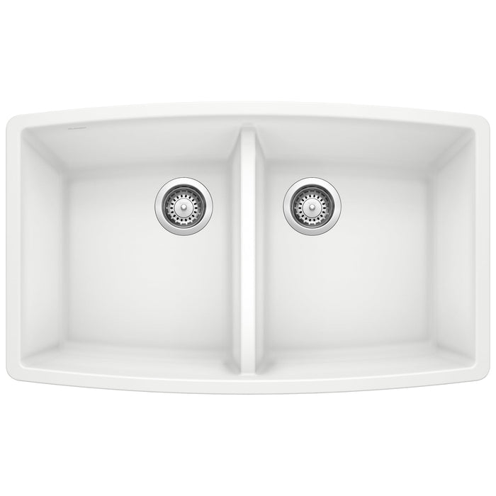 BLANCO 440071 Performa Equal Double Bowl Kitchen Sink - White
